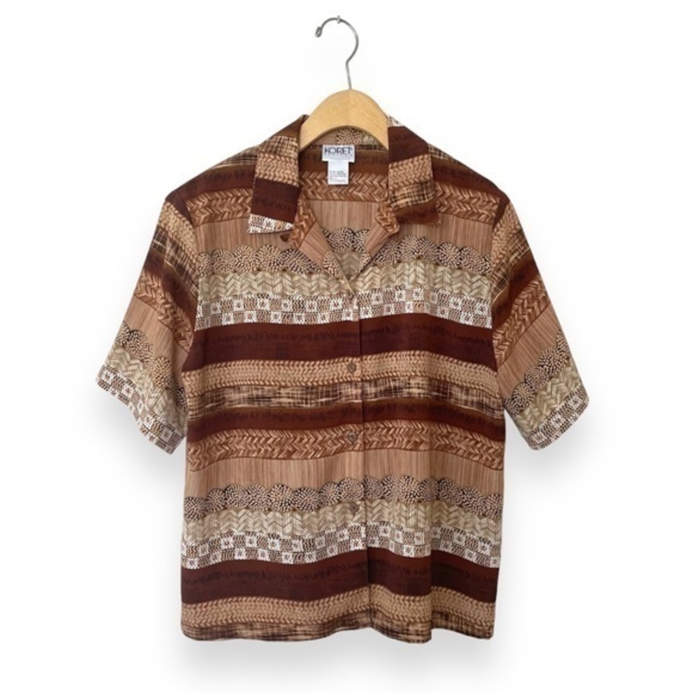 KORET Blouse Vintage Hawaiian  Shirt Size8P
